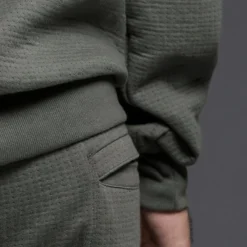 DUAL LAYER Dual Layer*Sweatshirt | Structured Crew Neck Pullover for Men