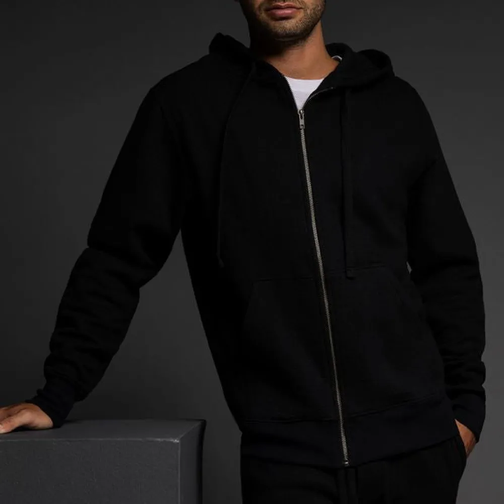 DUAL LAYER Dual Layer*Zip Hoodie | Men's Structured Full-Zip Hoodie