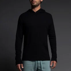 EASY MESH Easy Mesh|Long Sleeve T-shirts*Hooded Tee | Lightweight Men’s Mesh Hoodie T-Shirt