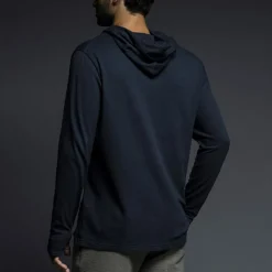 EASY MESH Easy Mesh|Long Sleeve T-shirts*Hooded Tee | Lightweight Men’s Mesh Hoodie T-Shirt