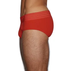 HARD//CORE Hard//core*Hard//Core Fly Front Brief Riley Red