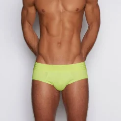 HARD//CORE Hard//core|Mid Rise Briefs*Hard//Core Fly Front Brief Yori Yellow