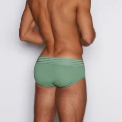 HARD//CORE Hard//core|Mid Rise Briefs*Hard//Core Fly Front Brief Gibson Green