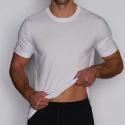 LAYERS Layers|Short Sleeve T-shirts*Slim Crew Neck T-Shirt | Fitted Pima Cotton Tee for Men