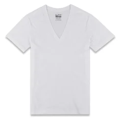 LAYERS Layers|Short Sleeve T-shirts*Slim Deep V-Neck T-Shirt | Men's Fitted Pima Cotton Tee