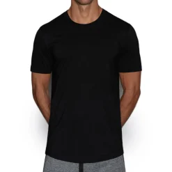 PERFECT PIMA Perfect Pima|Short Sleeve T-shirts*Relaxed Crew Neck T-Shirt Black