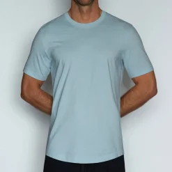 PERFECT PIMA Perfect Pima|Short Sleeve T-shirts*Relaxed Crew Neck T-Shirt Blythe Blue