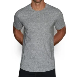 PERFECT PIMA Perfect Pima|Short Sleeve T-shirts*Relaxed Crew Neck T-Shirt Grey Heather