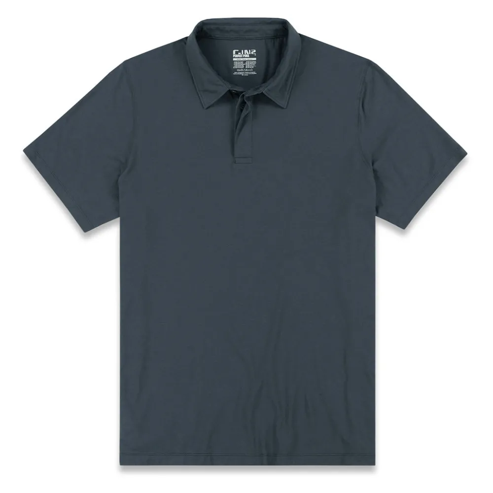 PERFECT PIMA Perfect Pima|Polos*Relaxed Polo Niles Navy