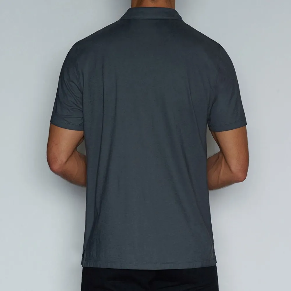 PERFECT PIMA Perfect Pima|Polos*Relaxed Polo Niles Navy