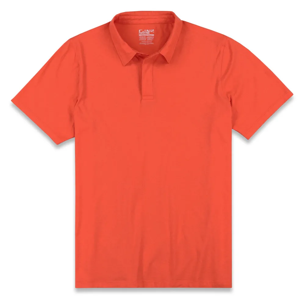 PERFECT PIMA Perfect Pima|Polos*Relaxed Polo Rylee Red