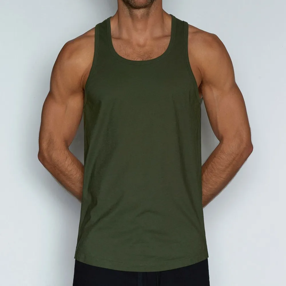 PERFECT PIMA Perfect Pima|Tanks*Relaxed Tank Gladwin Green