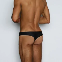 POOLSIDE Swim |Poolside Swim*Swim Thong Black