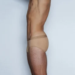 SHEER Sheer|Mid Rise Briefs*Fly Front Brief Nix Nude