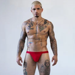 SHEER Sheer|Thongs*Thong Rowan Red