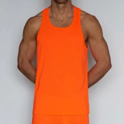SUPER BRIGHT Super Bright|Tanks*Relaxed Tank Ollie Orange