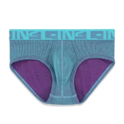 UNDERTONE Undertone*Mid Rise Brief Bower Blue
