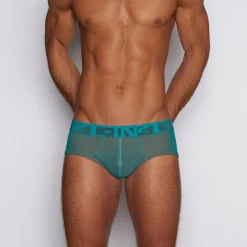 UNDERTONE Undertone|Mid Rise Briefs*Mid Rise Brief Bronsis Blue