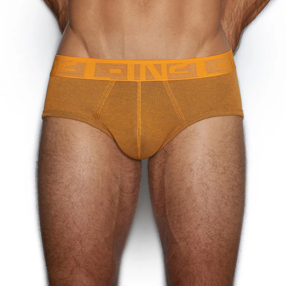UNDERTONE Undertone*Mid Rise Brief Owen Orange